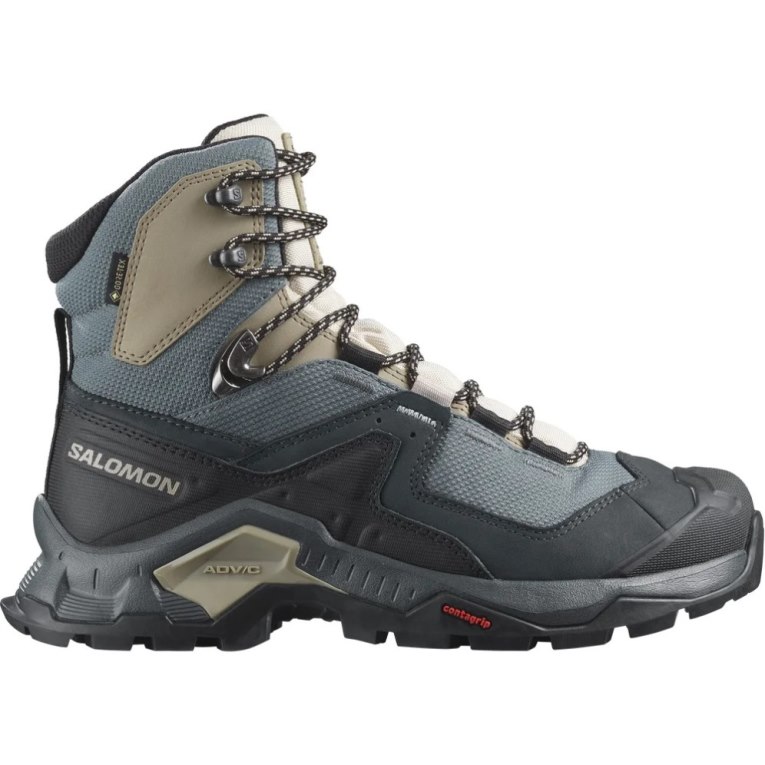 Grey / Black / Khaki Salomon Quest Element GTX Women\'s Hiking Boots | PH 65031J